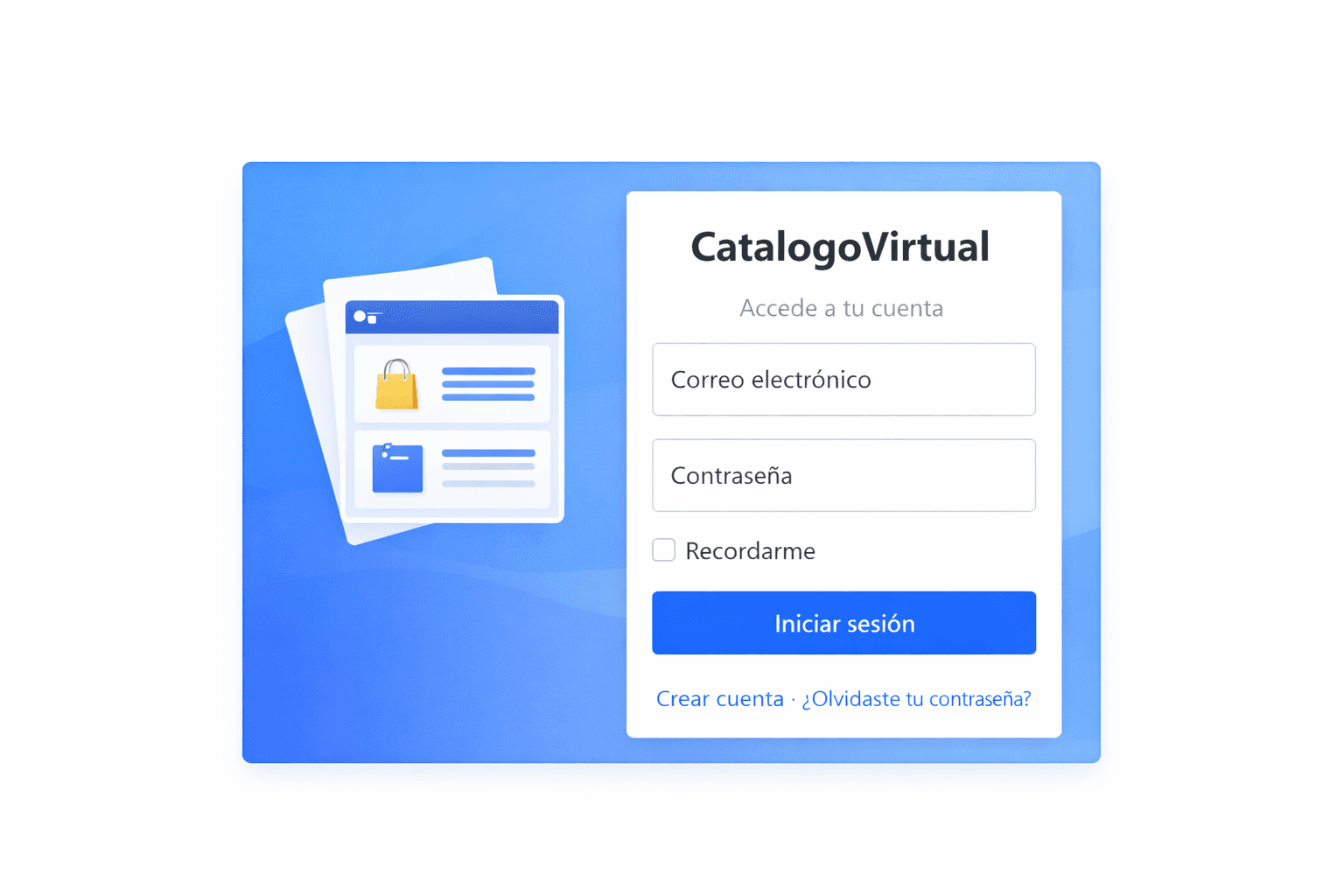 Tienda Virtual - Login